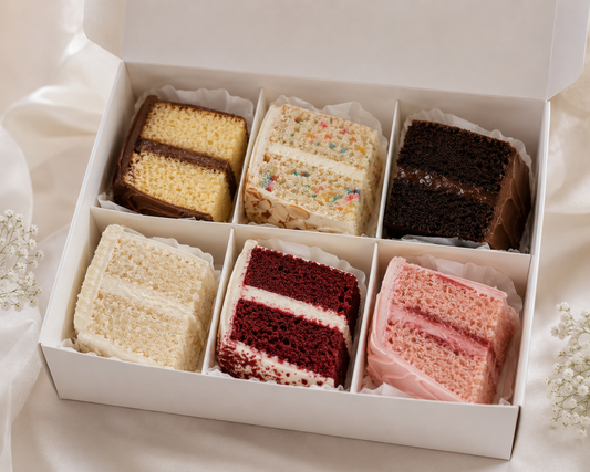 Cake sampler box